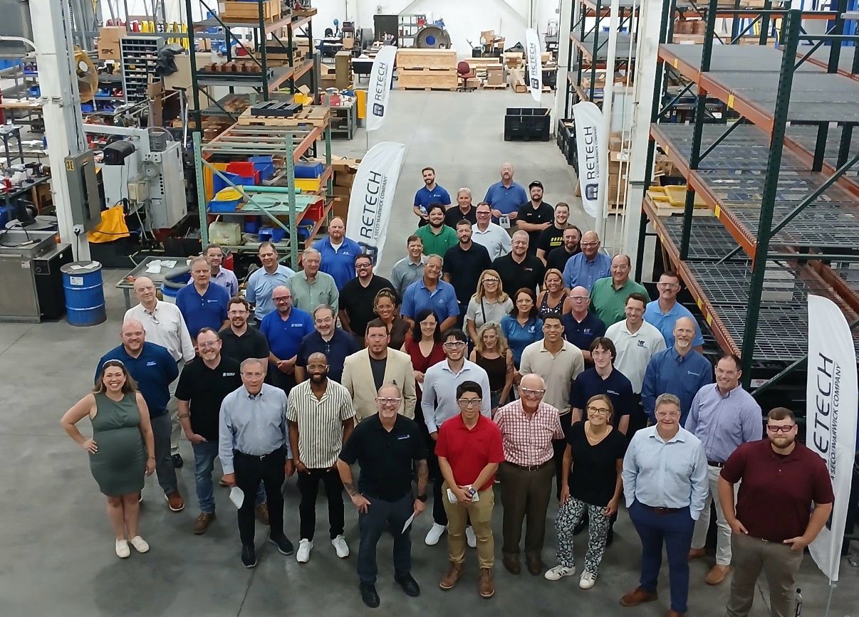 BNMA members touring Retech Systems in Tonawanda