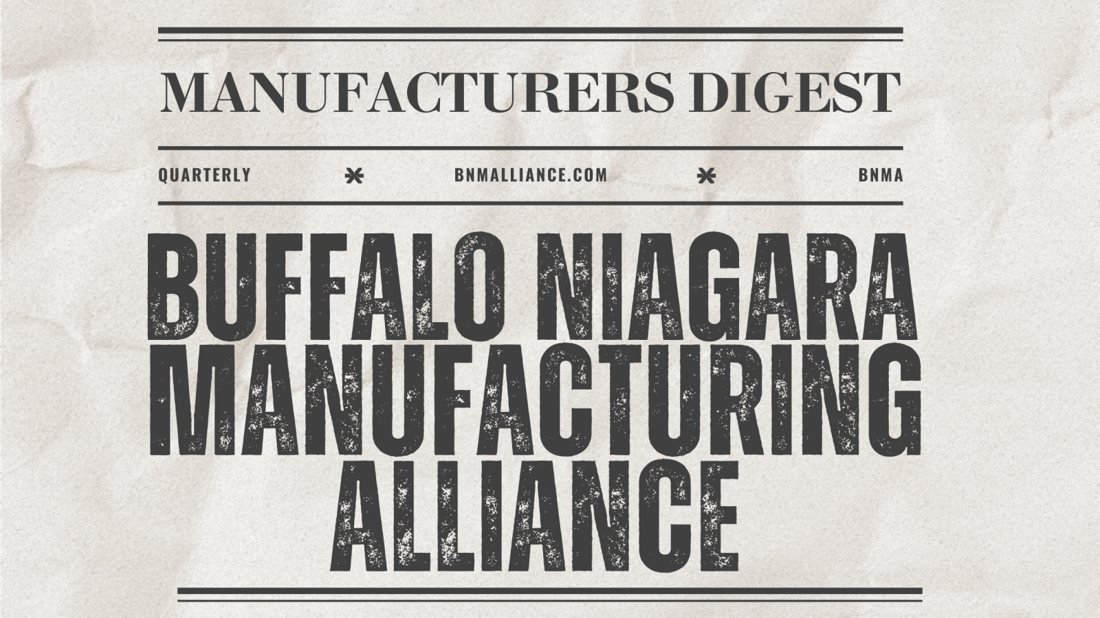 BNMA Manufacturers Digest banner